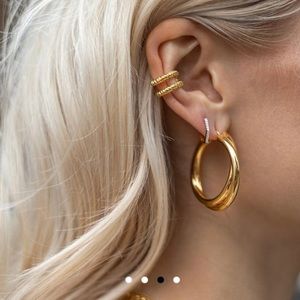 Missoma Lucy Williams 18k Gold Entwined Hoops